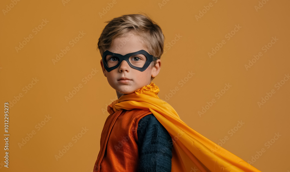 boy in superhero costume and colorful mask, confident pose against a bright background, full of imagination and motivation, brave and courage kids concept boy in superhero costume and colorful mask, confident pose against a bright background, full of imagination and motivation, brave and courage kids concept