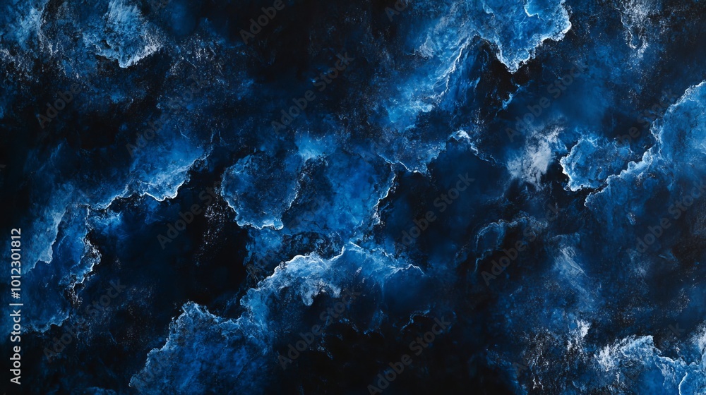 An abstract, dark blue background with a subtle black texture that adds depth and interest. The deep blue hue creates a sense of mystery and intrigue An abstract, dark blue background with a subtle black texture that adds depth and interest. The deep blue hue creates a sense of mystery and intrigue