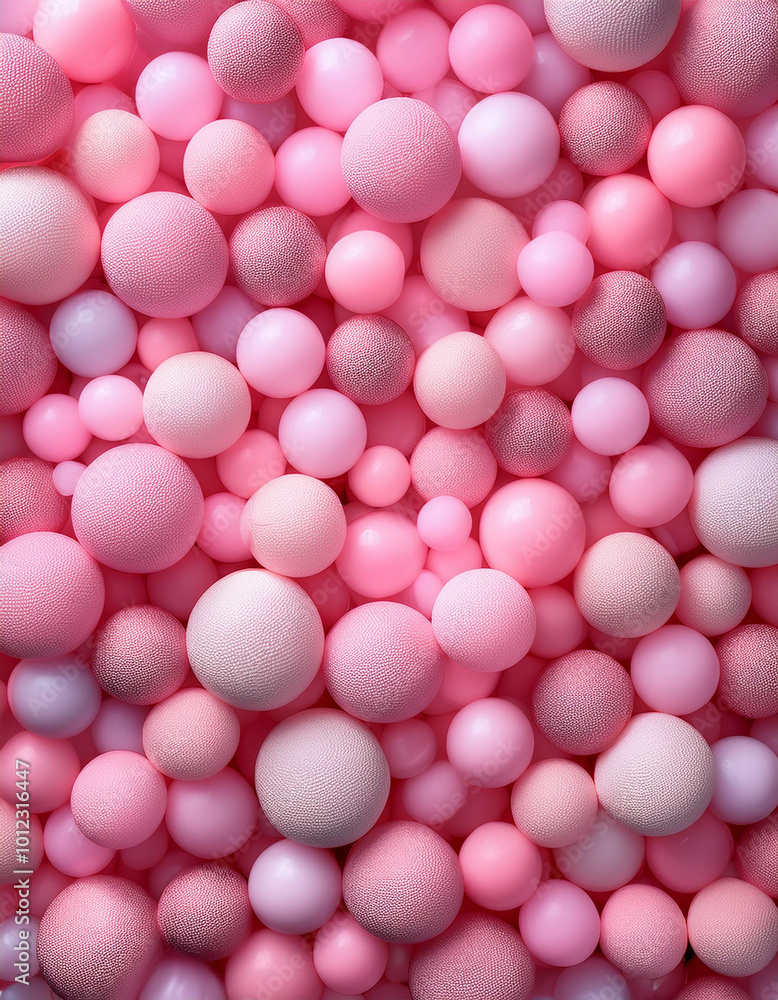 Many pink gradient random bright soft balls background. pink balls background for kids zone or children's playroom. Huge pile of pink balls in different sizes Many pink gradient random bright soft balls background. pink balls background for kids zone or children's playroom. Huge pile of pink balls in different sizes