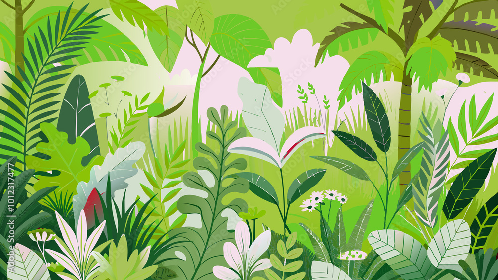 green background green background