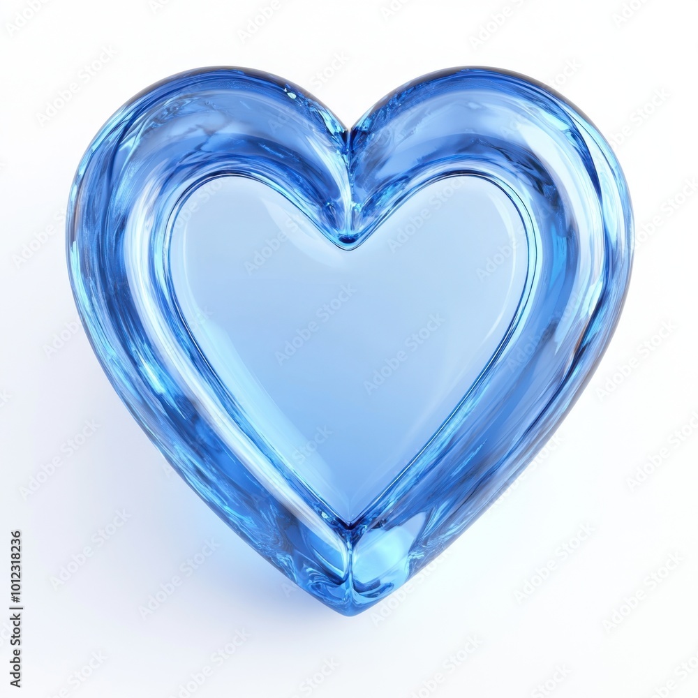 Love Heart Symbol Icon - 3d rendering
