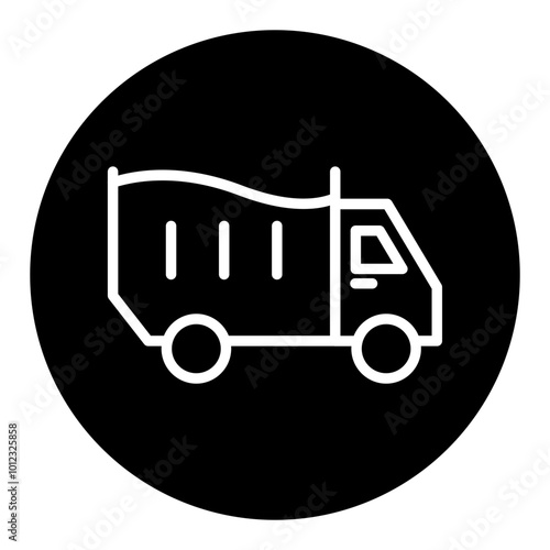 Dump Truck Vector Icons