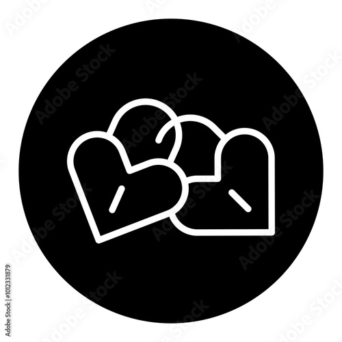 Wedding Padlock Vector Icons