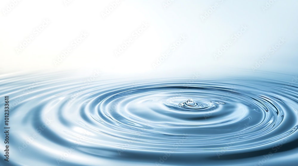 A smooth, flowing ripples on a water surface with a large, clear area for text A smooth, flowing ripples on a water surface with a large, clear area for text