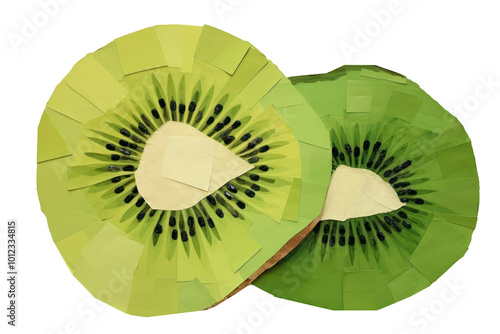 PNG Kiwi paper fruit plant. photo