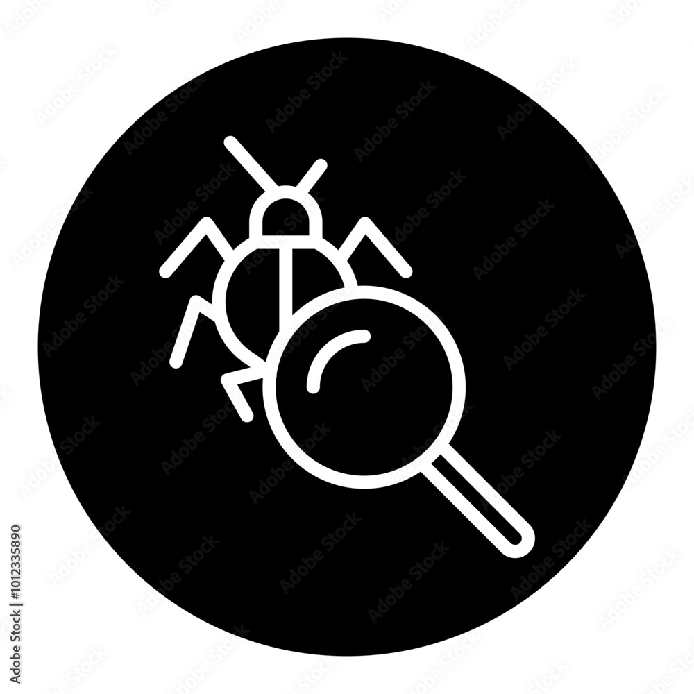 Bug Search Vector Icons Bug Search Vector Icons
