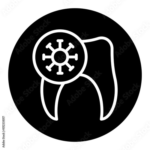 Tooth Infection Vector Icons