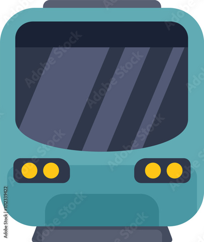 Modern subway train is arriving at the station platform