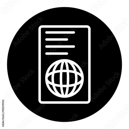 Passport Vector Icons