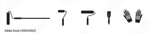 Renovation and repair tools icons. Renovation and repair tool icon set vector illustration