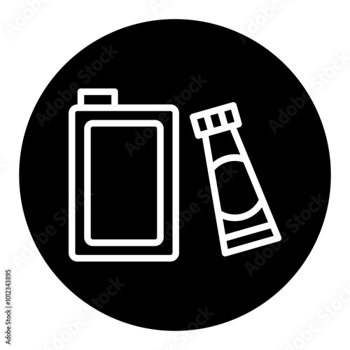 Space Food Vector Icons