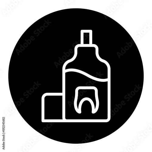 Mouthwash Vector Icons