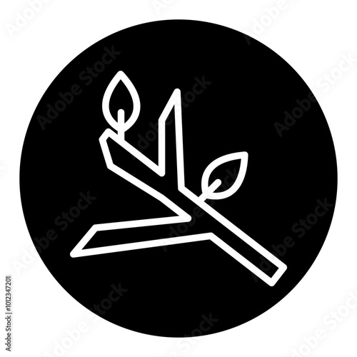 Tree Branch Vector Icons