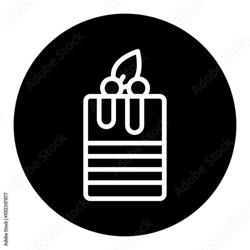 Tiramisu Vector Icons