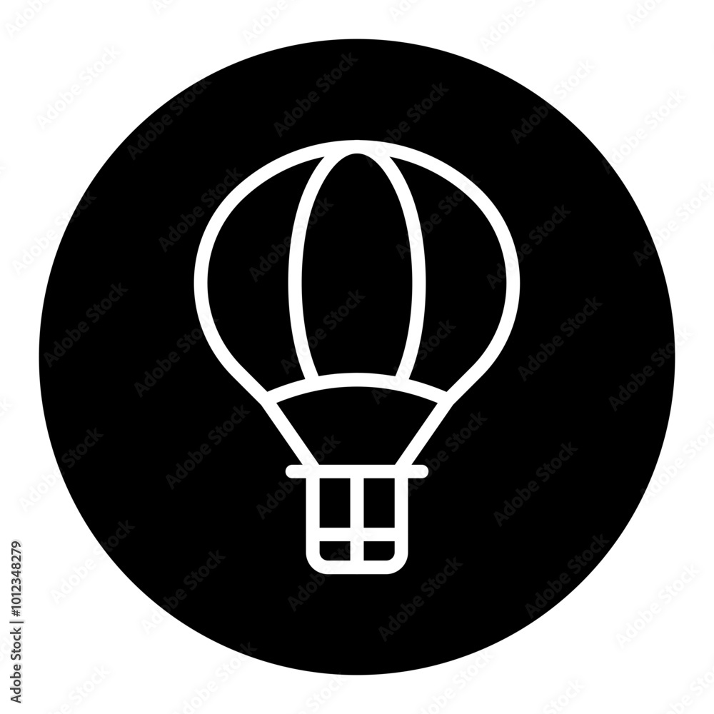 Obraz premium Hot Air Balloon Vector Icons