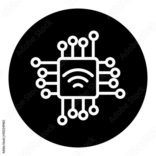 Smart Chip Vector Icons