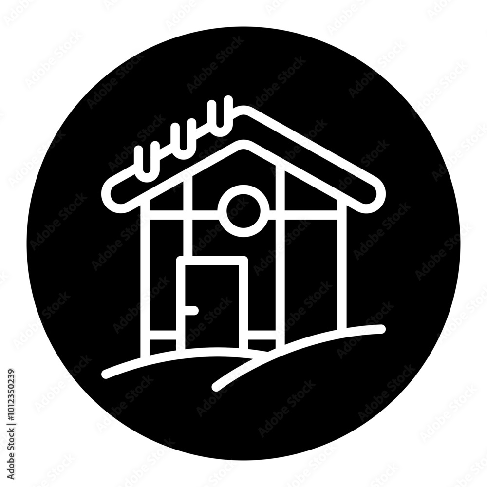 Gingerbread House Vector Icons