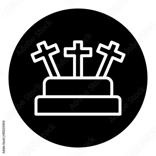 Golgotha Vector Icons