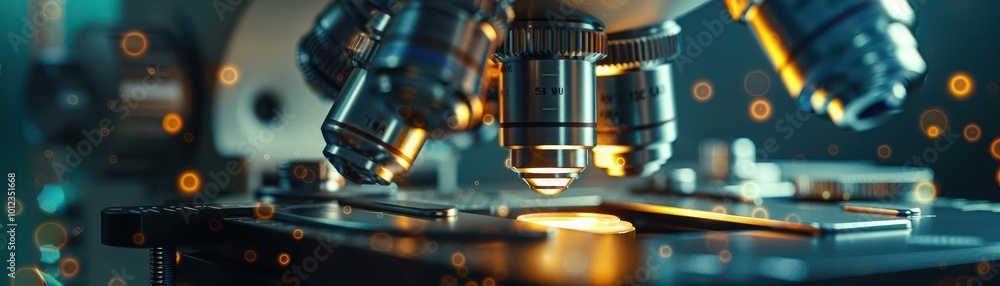 Microscope with intricate details, scientific and precise, Urban, Cool tones, Photograph, Scientific tool Microscope with intricate details, scientific and precise, Urban, Cool tones, Photograph, Scientific tool