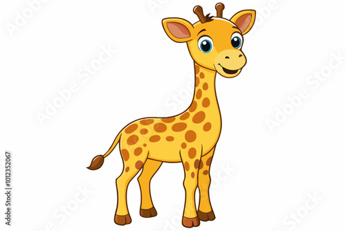 Animal Giraffe Sublimation Designs - Vector, Cartoon, Clipart, Line Art for Graphics & Print, Animal giraffe sublimation, vector, cartoon, and clipart for digital graphics and print use