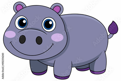 Animal Hippo Sublimation Designs: Vector Illustrations, Cartoons, Clipart, Line Art, Hippo sublimation designs: vector, clipart, cartoons, and line art for digital products and prints. photo