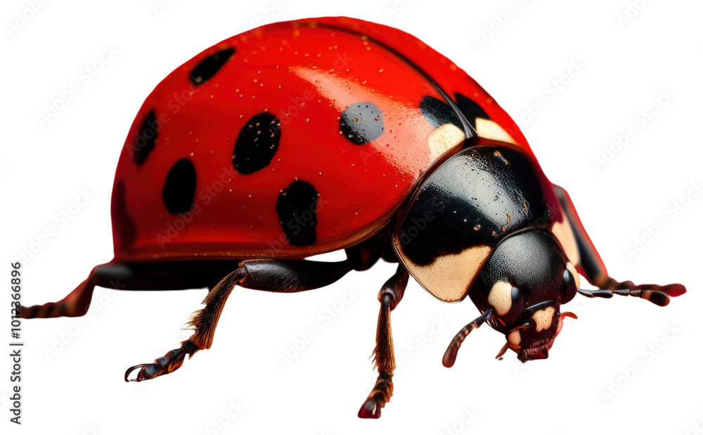 Naklejka premium PNG Ladybug animal insect red.