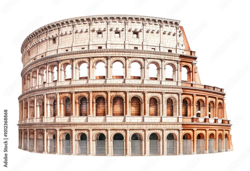 Fototapeta premium PNG Colosseum architecture colosseum building.