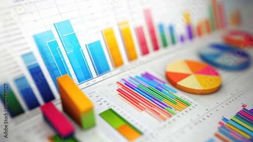 The significance of data graphs in visualizing information and conveying complex data in an easily understandable manner. This illustration emphasizes how data graphs enhance communication, 