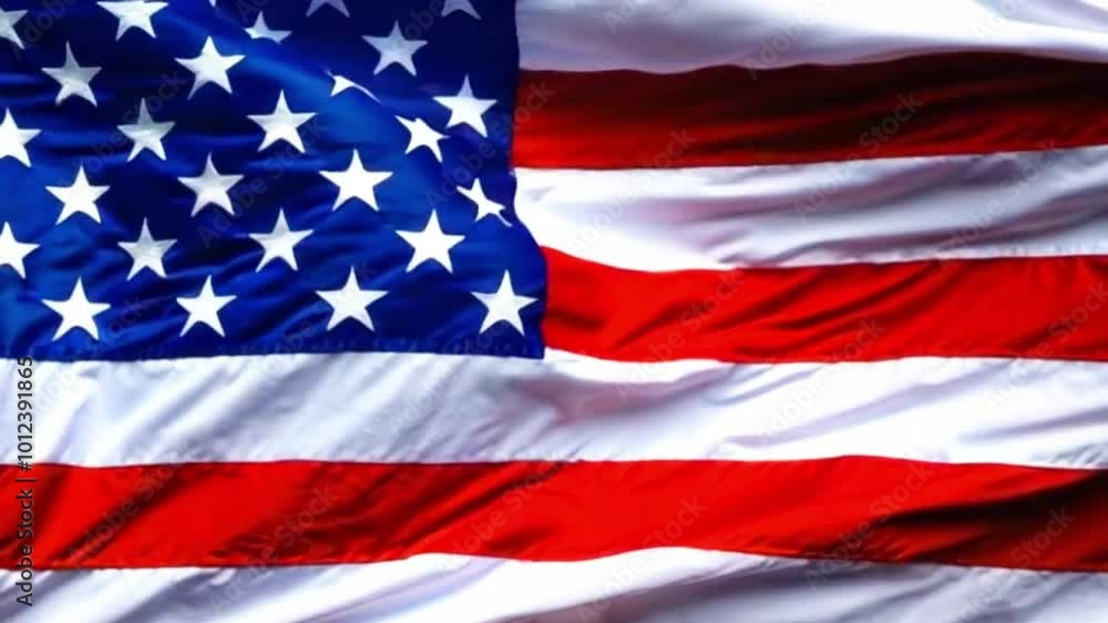 American flag waving in the wind, AI generated American flag waving in the wind, AI generated