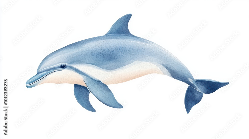 Fototapeta premium Dolphin swimming with grace and agility