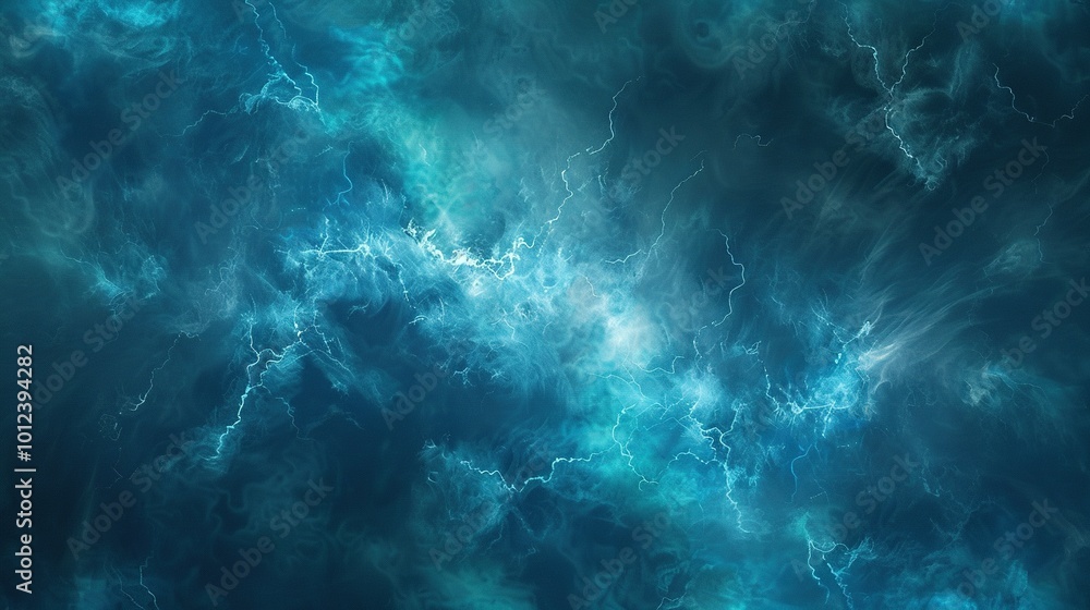 Abstract Blue Swirling Background with White Lightning-Like Streaks Abstract Blue Swirling Background with White Lightning-Like Streaks