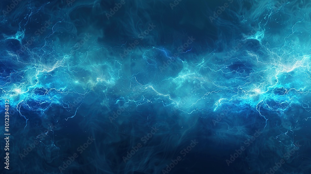 Abstract Blue Background with White Lightning Streaks Abstract Blue Background with White Lightning Streaks