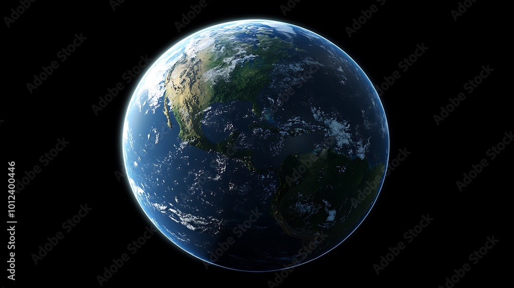 Earth From Space: A View of North and South America Earth From Space: A View of North and South America