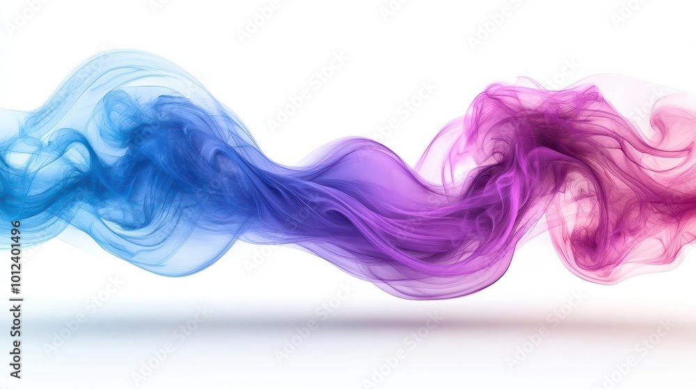 blue and purple smoke swirling together in a mesmerizing dance isolated on a pure white background creating an ethereal and dreamlike atmosphere perfect for abstract art or conceptual visuals blue and purple smoke swirling together in a mesmerizing dance isolated on a pure white background creating an ethereal and dreamlike atmosphere perfect for abstract art or conceptual visuals