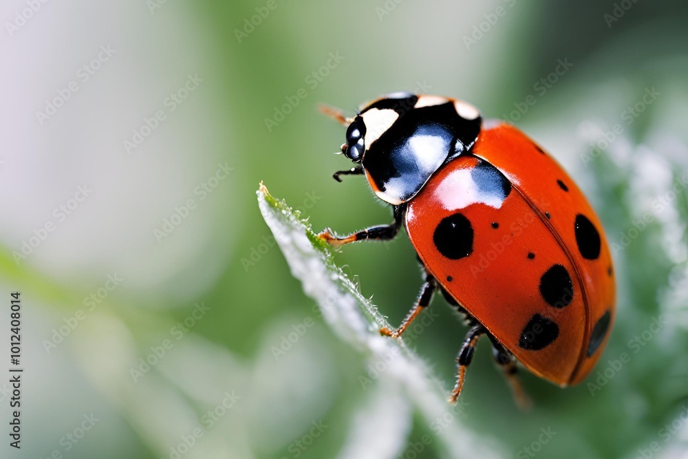 Fototapeta premium Ladybug Close Up View