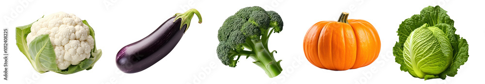 Various vegetable png cut out element set Various vegetable png cut out element set
