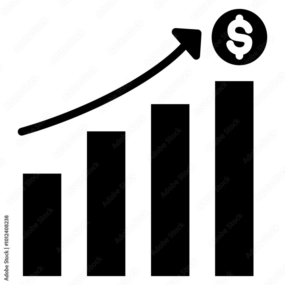 Profit Icon Element For Design	