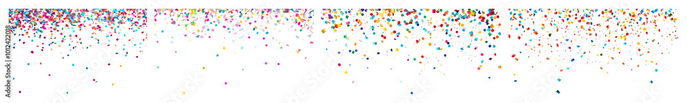 Colorful confetti png cut out element set