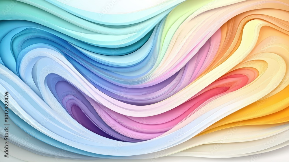 Serene Abstract Flow Muted Color Swirls and Elegant Lines in a Flat Design Illustration Perfect for Modern Art and Creative Projects Serene Abstract Flow Muted Color Swirls and Elegant Lines in a Flat Design Illustration Perfect for Modern Art and Creative Projects