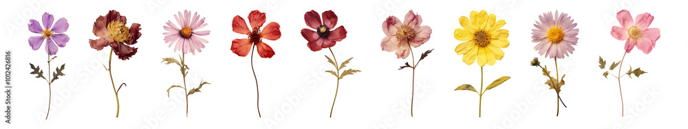 Aesthetic dry flower png cut out element set Aesthetic dry flower png cut out element set