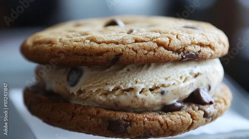 A warm, gooey chocolate chip cookie fresh out of the oven