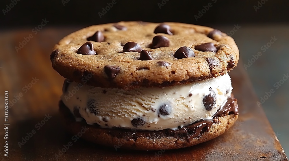 A warm, gooey chocolate chip cookie fresh out of the oven A warm, gooey chocolate chip cookie fresh out of the oven