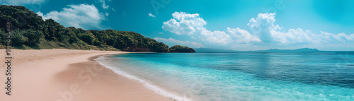 Tropical Paradise Photo - Secluded Beach with Turquoise Water