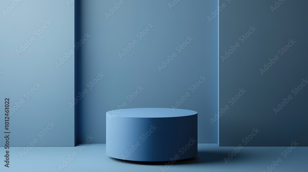 Abstract realistic 3d cylinder pedestal podium Abstract realistic 3d cylinder pedestal podium