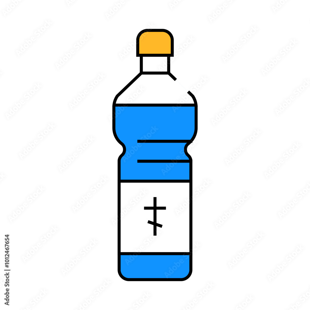 holy water line icon vector. holy water sign. isolated symbol illustration holy water line icon vector. holy water sign. isolated symbol illustration