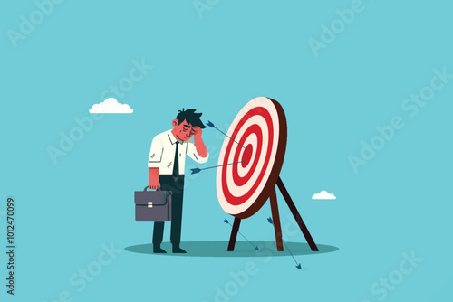 An entrepreneur experiences severe stress because many company targets are not achieved
