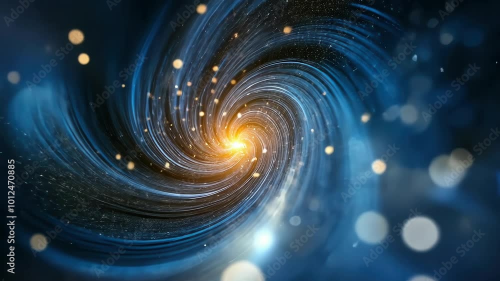 A Cosmic Spiral of Stars and Light, a Journey into the Unknown A Cosmic Spiral of Stars and Light, a Journey into the Unknown
