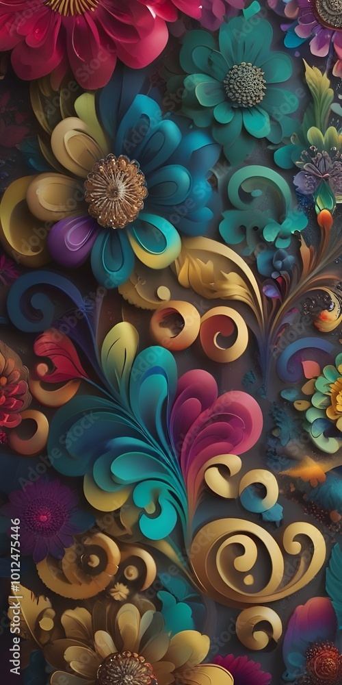 Colorful Flower Wallpaper Colorful Flower Wallpaper