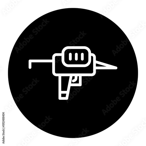 Caulking Gun Vector Icons