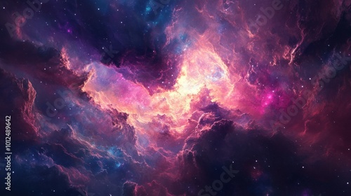 Cosmic Nebulae - A Celestial Tapestry photo